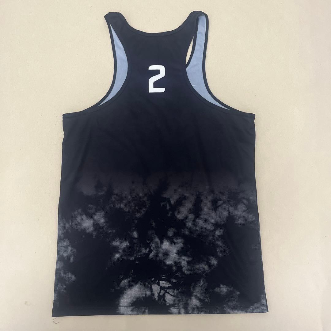 バレーボール タンクトップ ブラック/グレー