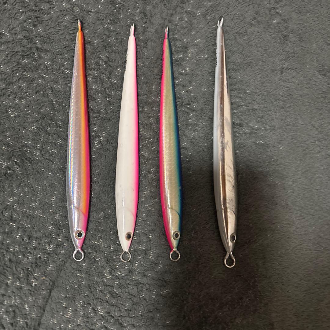 スキルジグ4個セット シルバー ピンク オレンジ