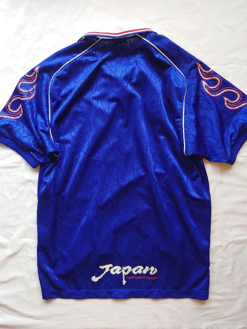 【美品プリント以外】日本代表アシックスユニフォーム炎ファイヤー