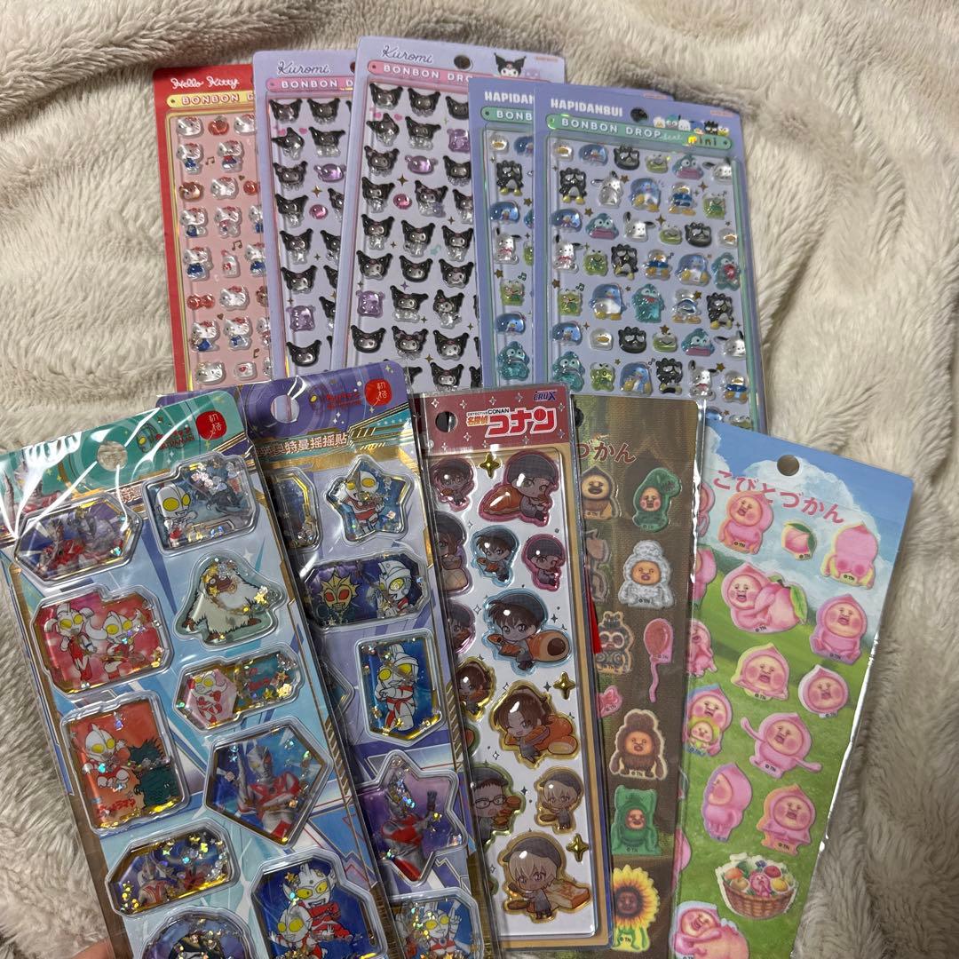 ボンボンドロップシール　サンリオミニ　10点まとめ売り