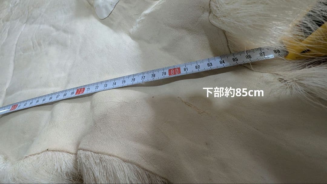 トナカイ特大毛皮 ラグ キャンプ アウトドア