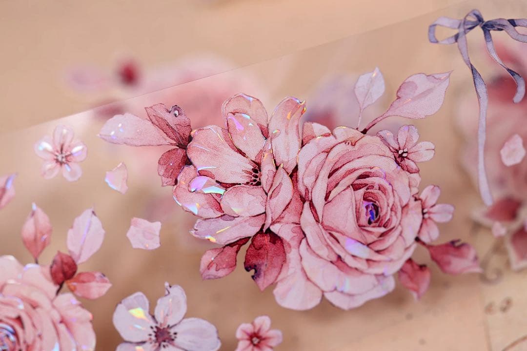 小白家文創《朝雾》海外マスキングテープ　マステ 【2515】