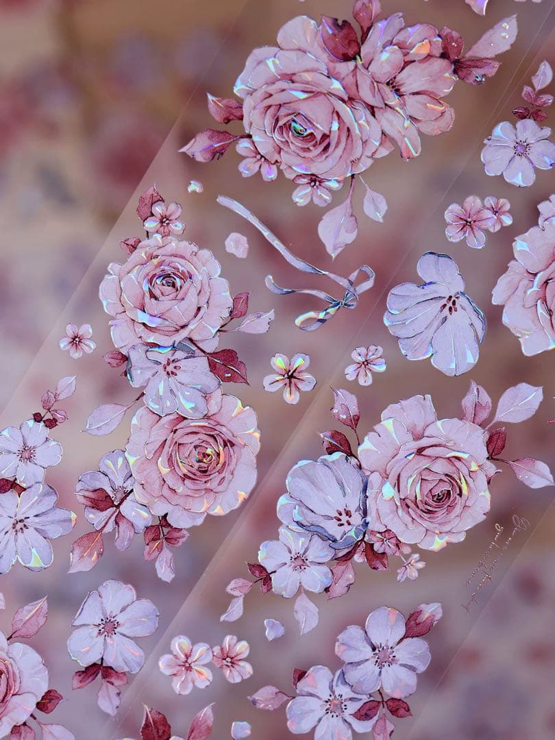 小白家文創《朝雾》海外マスキングテープ　マステ 【2515】