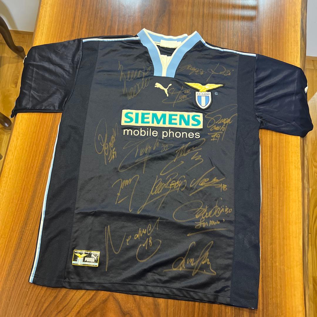 ※値下不可　S.S. Lazio ラツィオ　サイン入りユニ