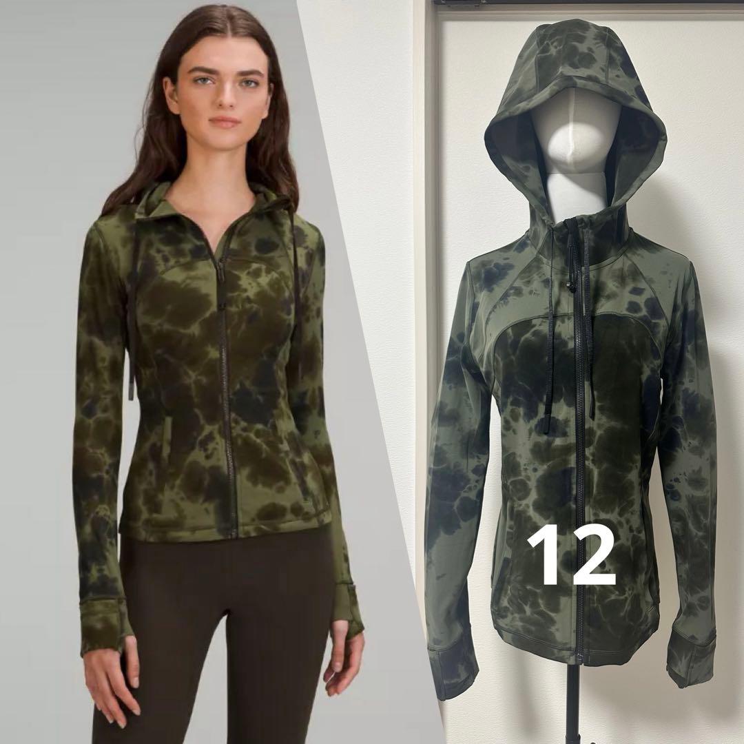 ルルレモン　フード付　Define ジャケット 12 Nulu カモフラージュ柄