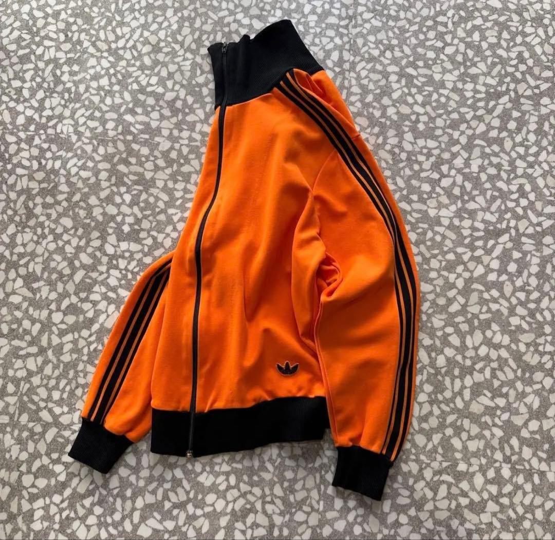 adidas アディダス ヴィンテージ トラックジャケット 西ドイツ製 オレンジ