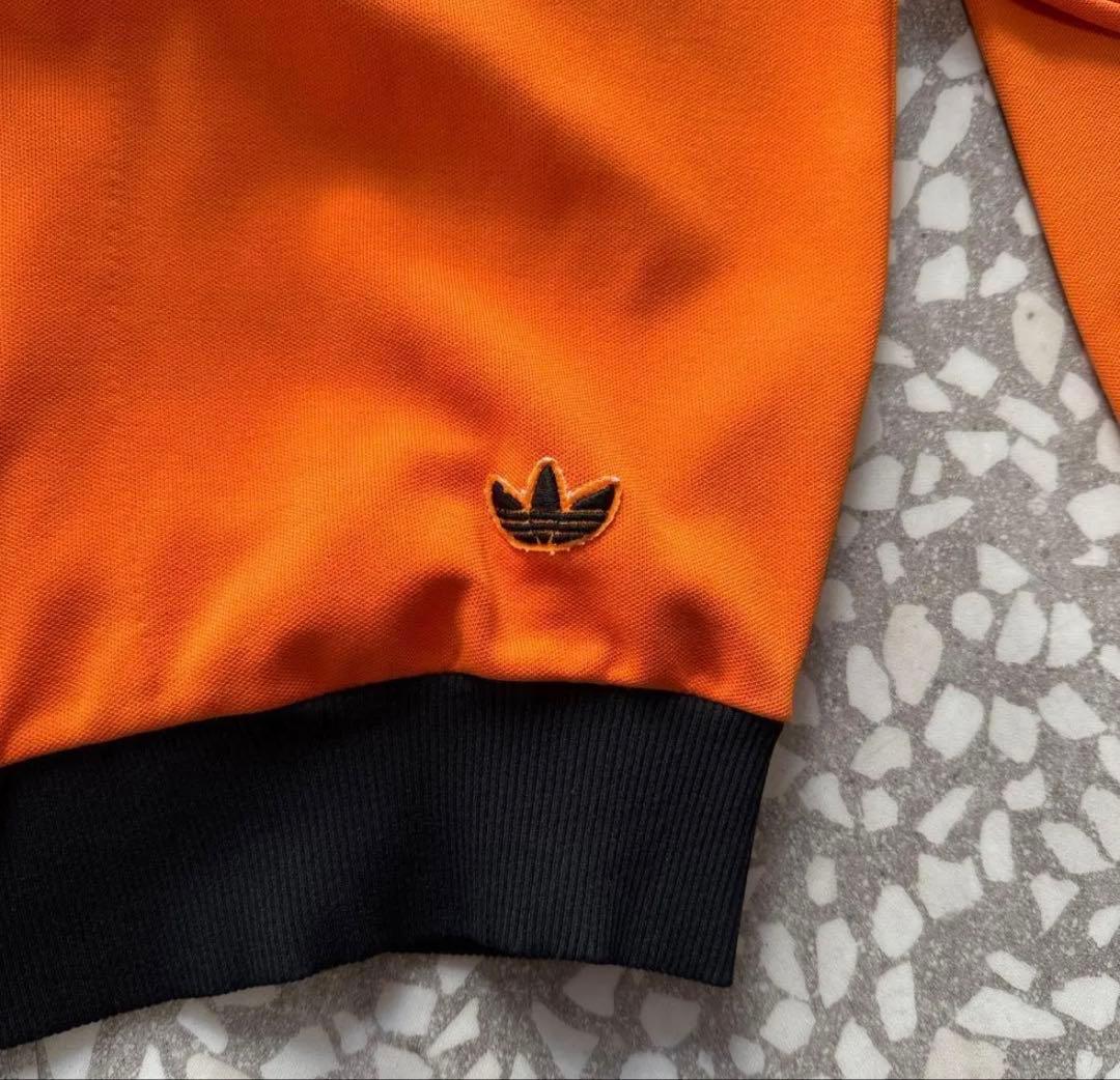 adidas アディダス ヴィンテージ トラックジャケット 西ドイツ製 オレンジ