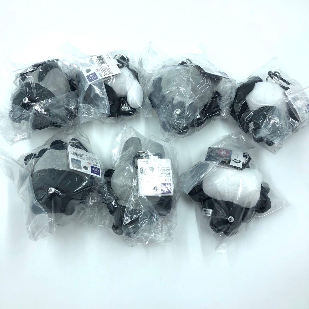 サンリオ ブラック 黒ミャクミャク カラビナ ぬいぐるみ BC 7種コンプリート