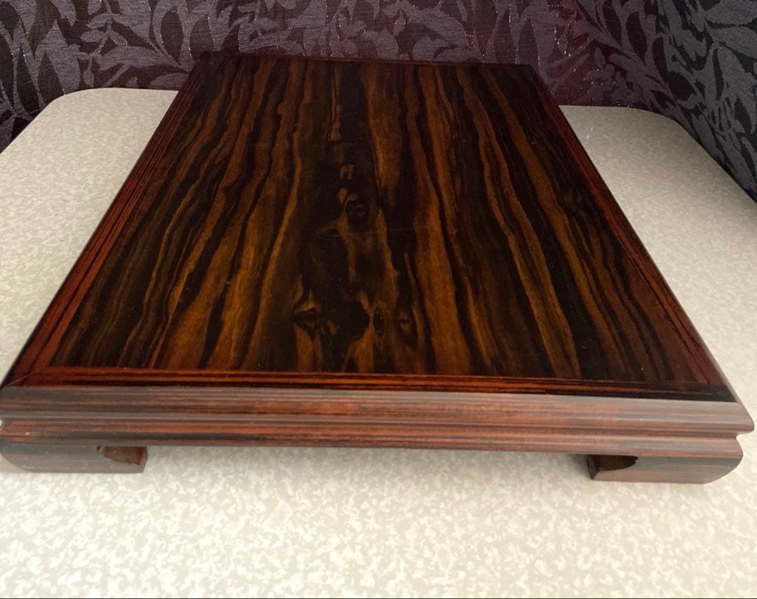 花台 飾台 唐木 黒檀