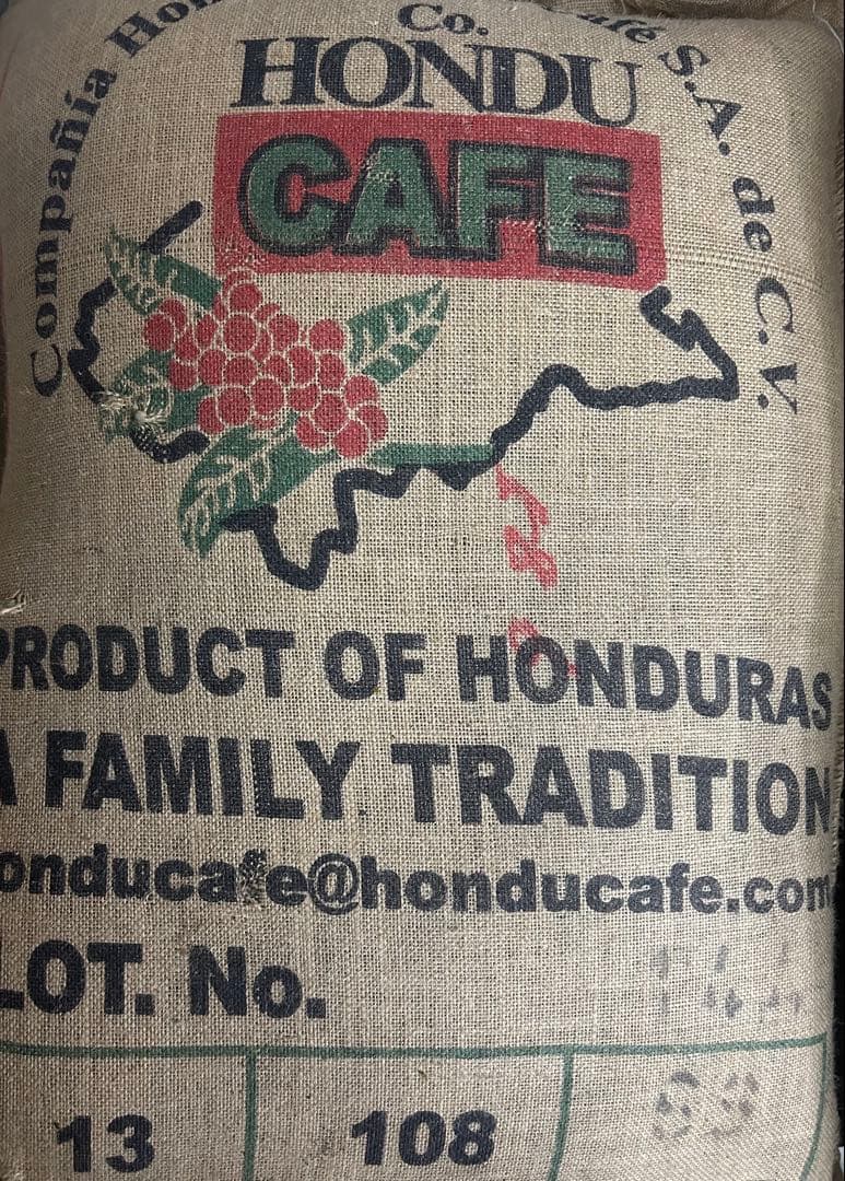 【コーヒー生豆】ホンジュラスHG 5kg ※送料無料！