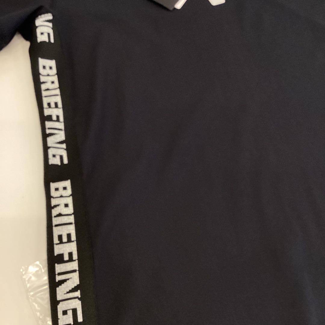 新品　BRIEFING サイド　ロゴライン　ハイネック　ワンピース