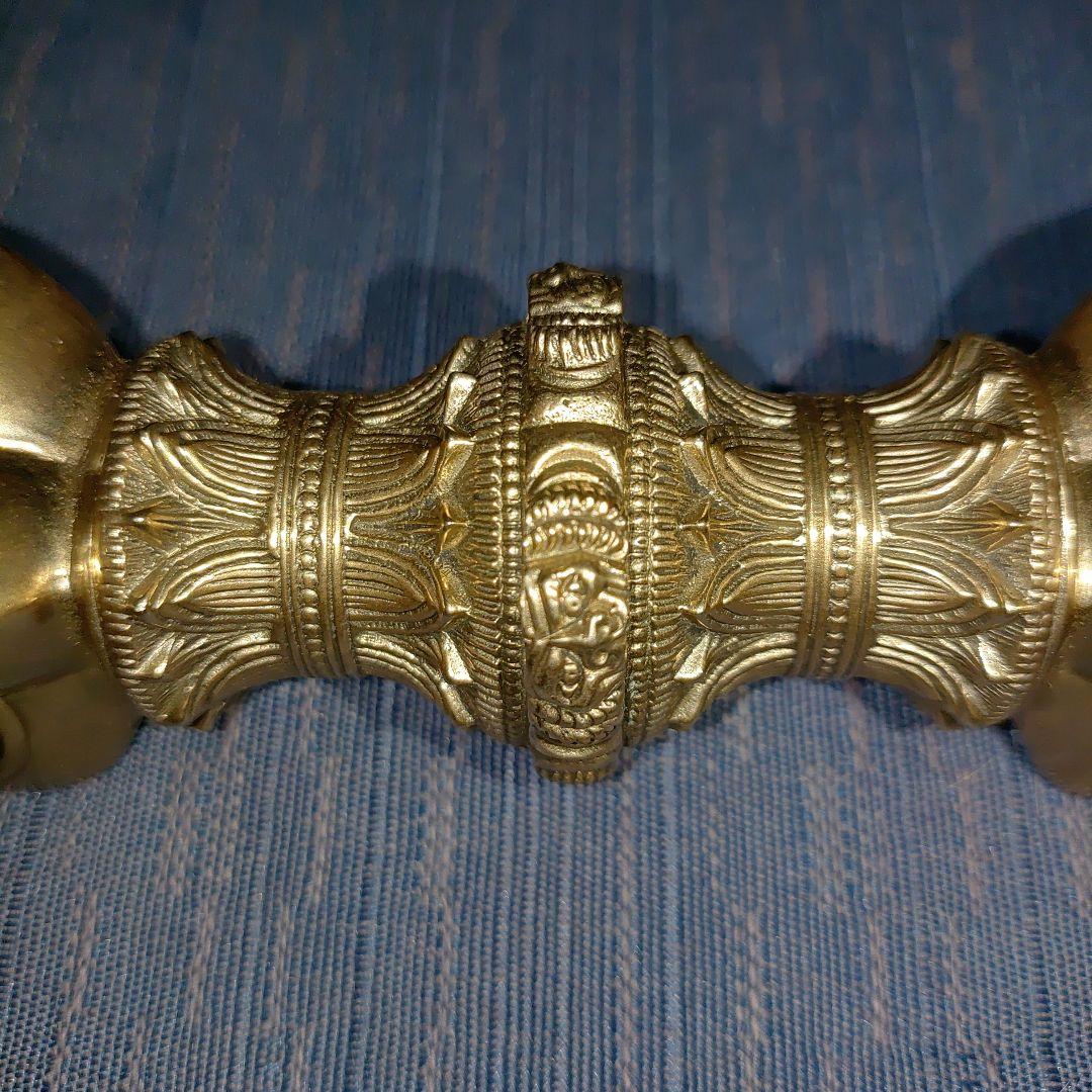 京美作 本佐波理 五鈷杵 共箱付