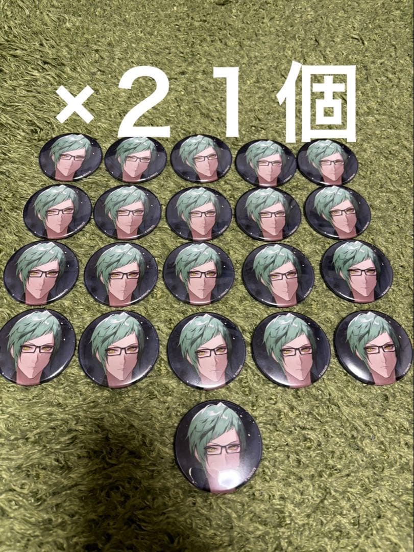 ブラスタ　ブラックスター　玻璃　缶バッジ 21個セット