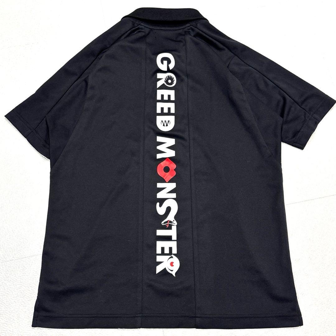 【未使用/メンズM】GREED MONSTER　ポロシャツ　ゴルフウェア　黒