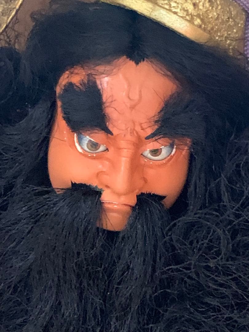 明治中期 精緻 鬼潰鍾馗人形 極上 拾號30cm 貴重なアンティーク　箱入り