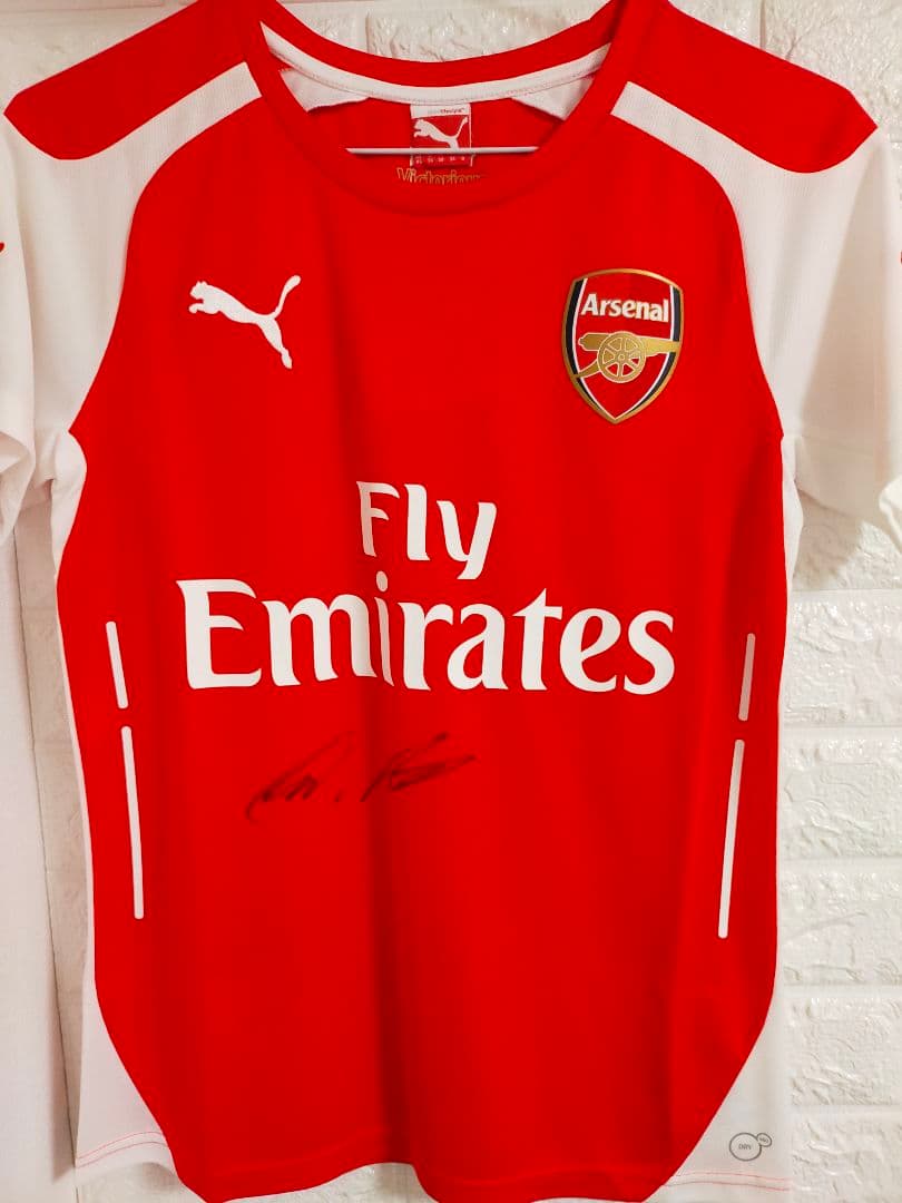 【当時物 】ポドルスキ直筆サイン入り アーセナル 当時物 新品未使用 子供サイズ