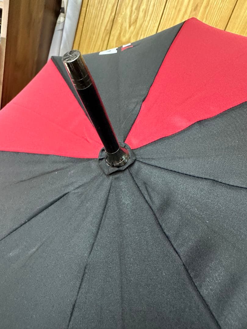 希少 YOKOHAMA ADVAN アドバン 傘 黒/赤 晴雨兼用