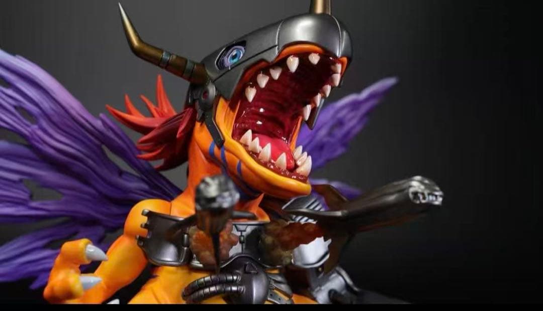 デジモン 元色 メタルグレイモン 樹脂フィギュア ガレージキット