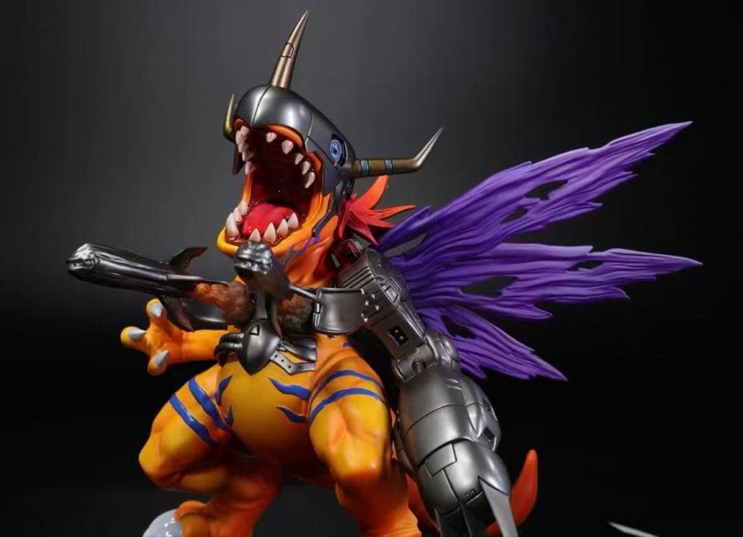 デジモン 元色 メタルグレイモン 樹脂フィギュア ガレージキット