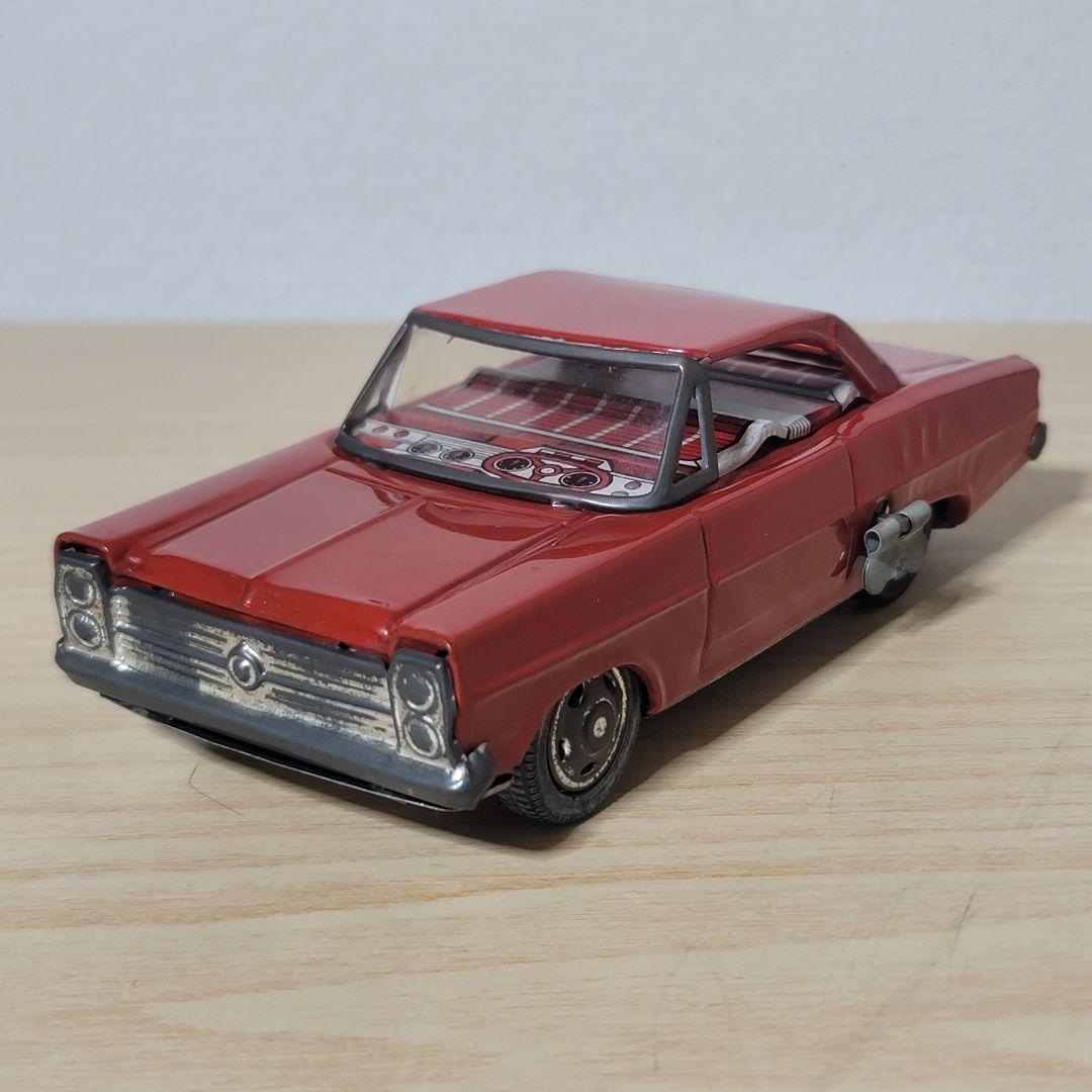 市村商店 ブリキ フォードフェアレーン500ゼンマイ式 箱付き