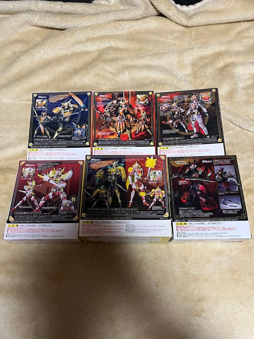 仮面ライダー鎧武①ガイムフィギュアーツ ７体セットS.H.Figuarts極美品