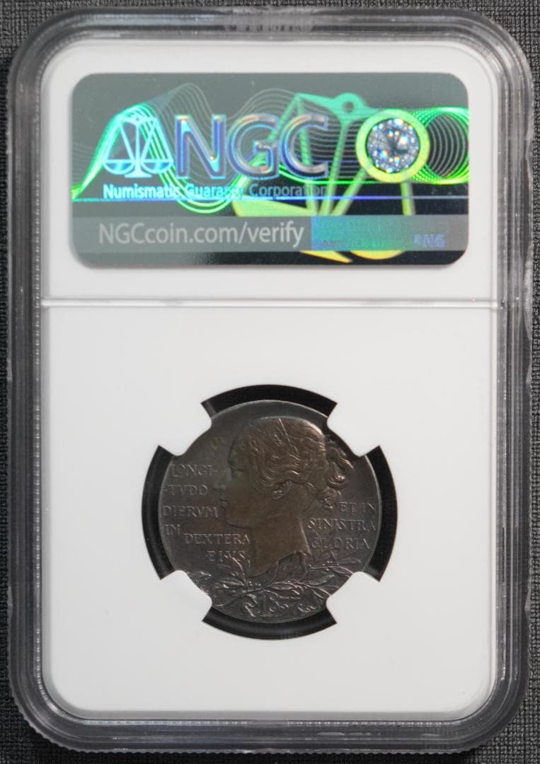 1897年 ダイヤモンドジュビリー NGC MS62 シルバー ヤング オールド
