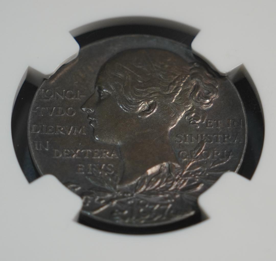 1897年 ダイヤモンドジュビリー NGC MS62 シルバー ヤング オールド