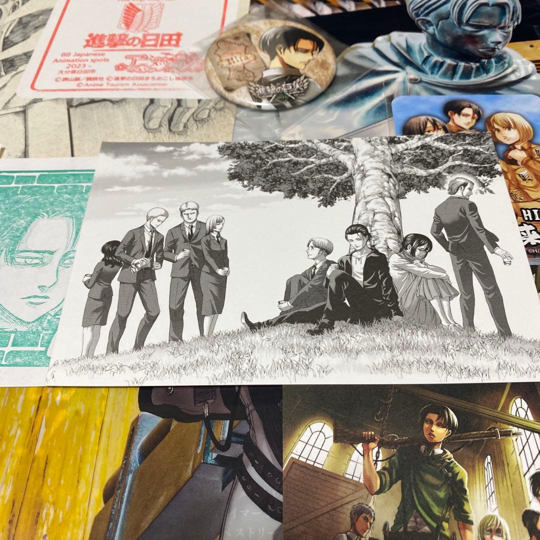 進撃の巨人・進撃の日田・リヴァイ兵士長クリアファイル聖地特別限定品セット