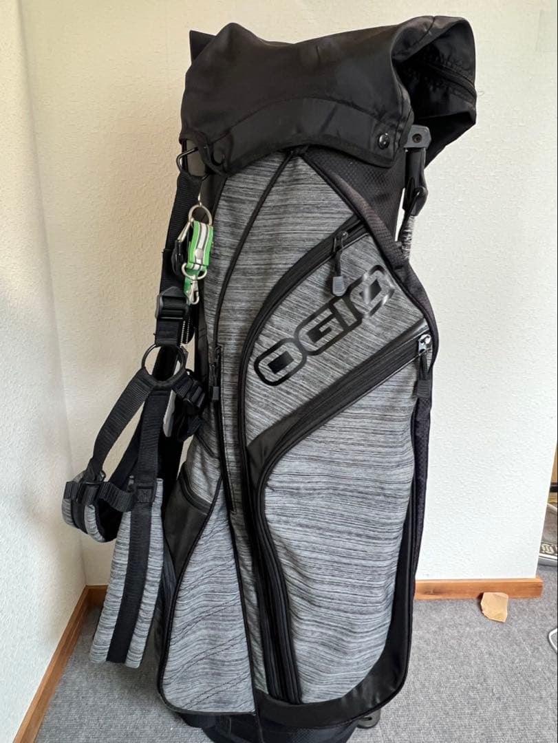 OGIO オジオ　キャディバッグ グレー 6仕切り