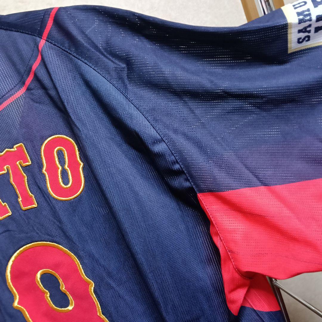 【希少/美品/Oサイズ】侍ジャパン 佐藤輝明 ハイクオリティビジターユニフォーム