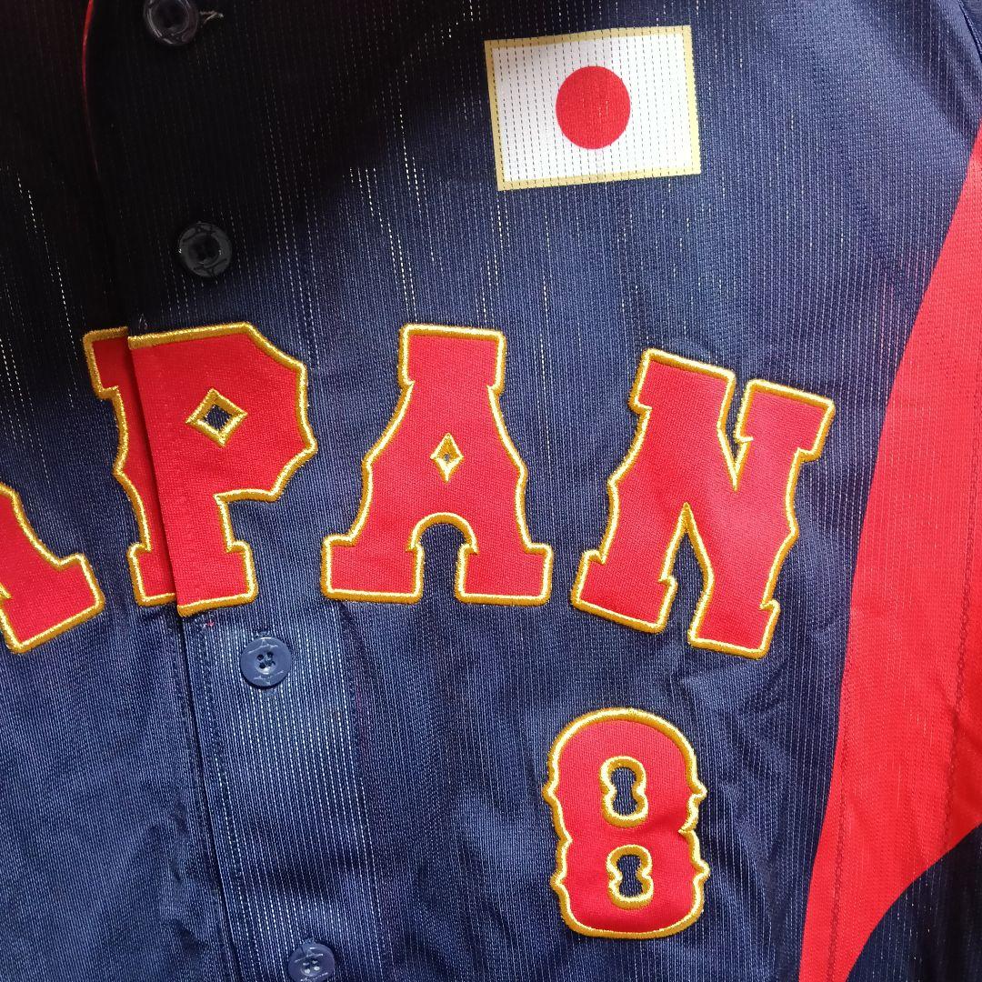 【希少/美品/Oサイズ】侍ジャパン 佐藤輝明 ハイクオリティビジターユニフォーム