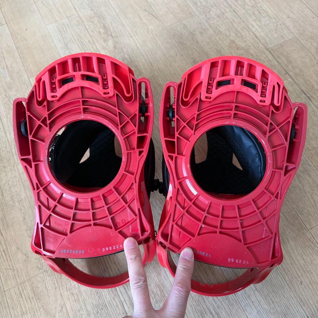 足の大きな方へ！3D、4×4対応 バートン MISSION Lサイズ 丸ディスク