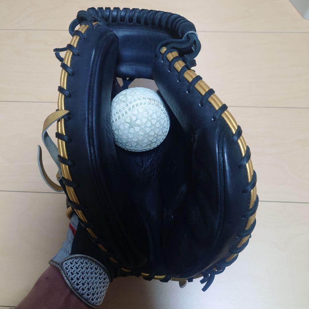 最終値下げ！ハタケヤマ 甲斐拓也モデル キャッチャーグローブ 黒金