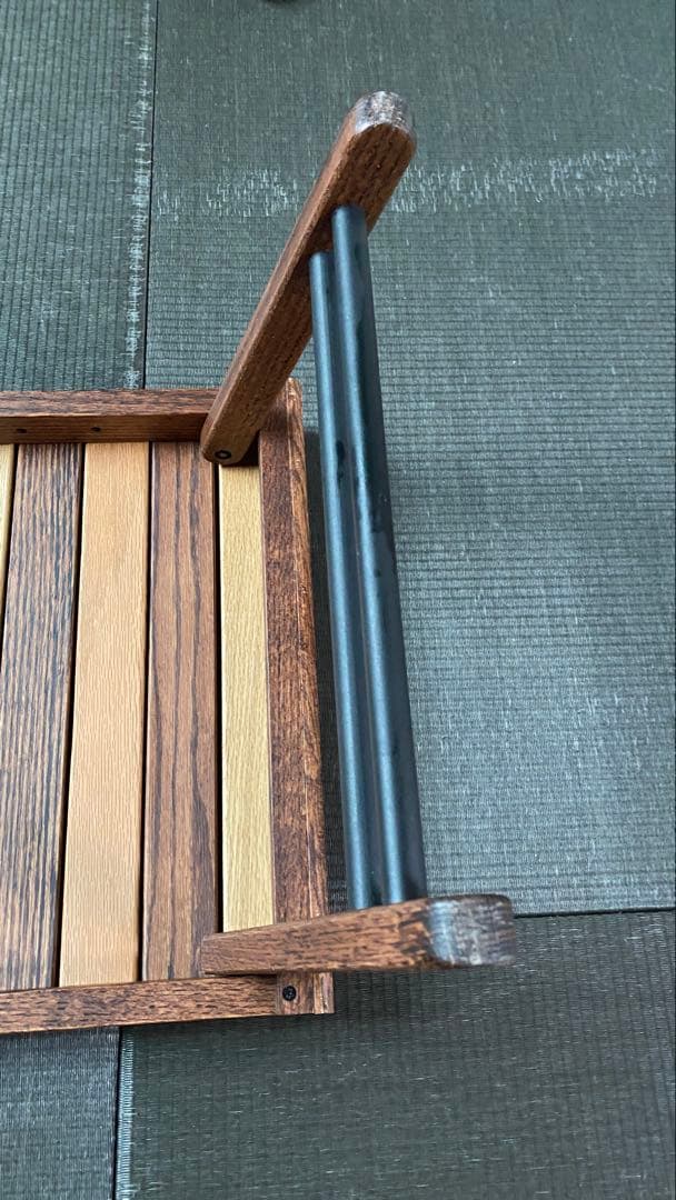 ブラックデザイン ハレテーブル DEVISE WORKSアイアンプレート付き