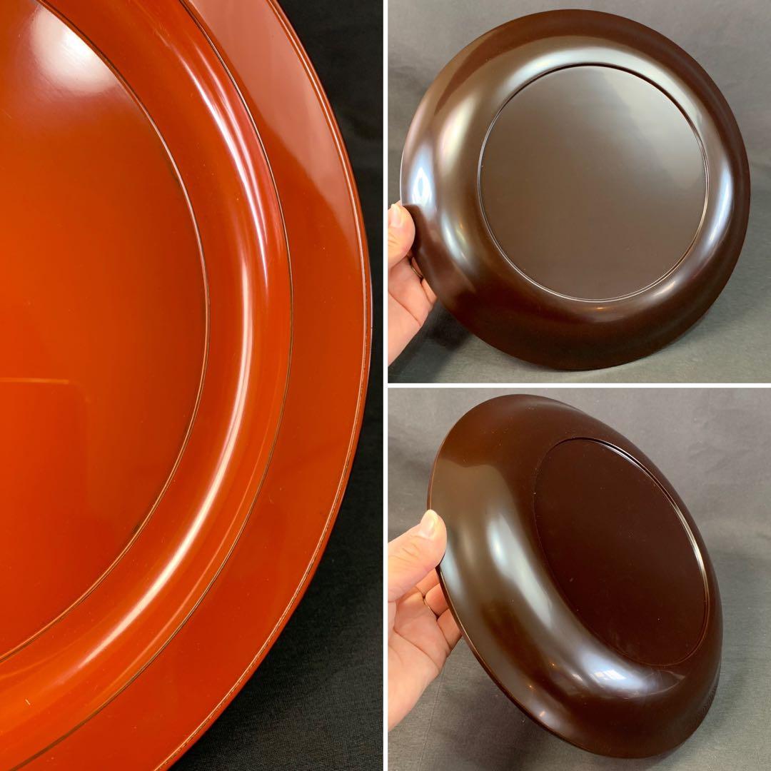 E186 送料無料　菓子器　菓子皿　漆器　茶道具　茶室　茶道　共箱