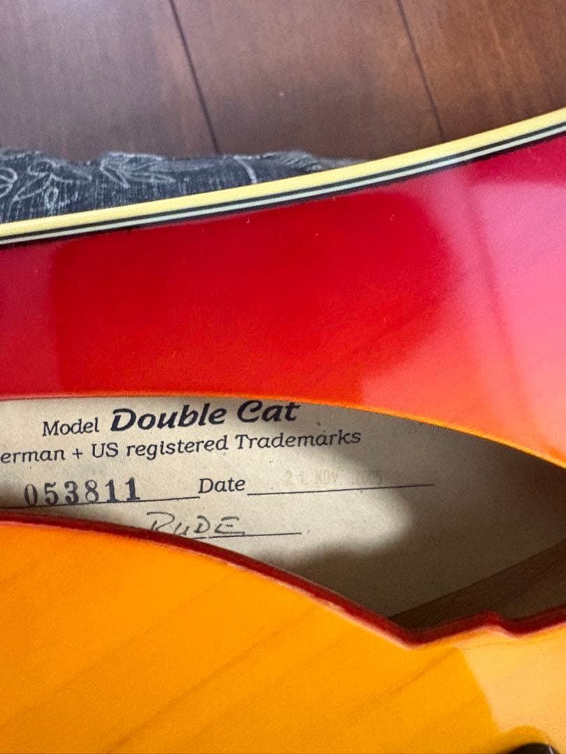 ギター Duesenberg DDC-FB Double Cat Fire Burst