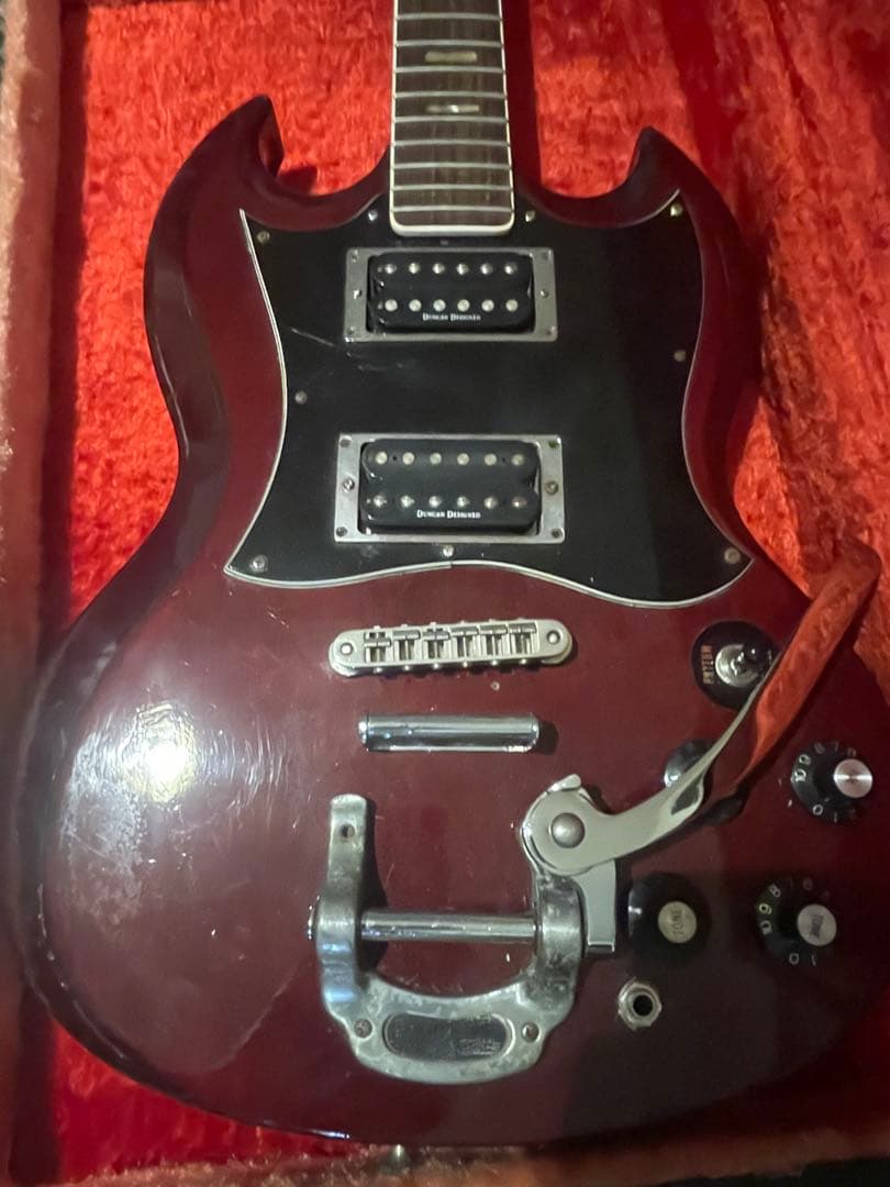 か*ふ様 Greco SG / 70s / ワインレッド / トレモロアーム付き