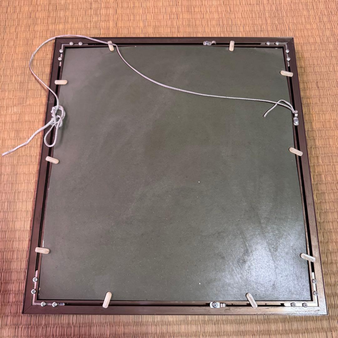 富士山 日本画 金色と黒色