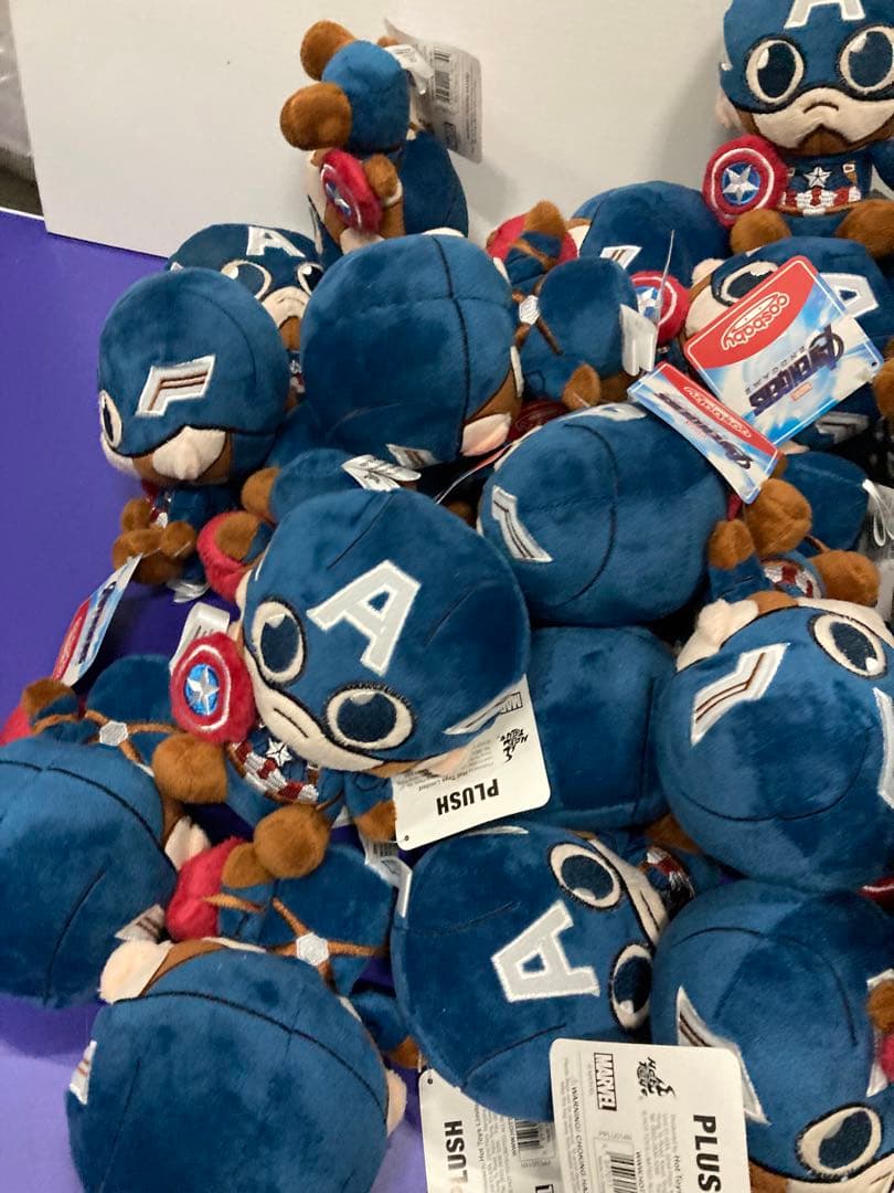J)新品 マーベル コスベイビー キャプテンアメリカ ぬいぐるみ 計43個