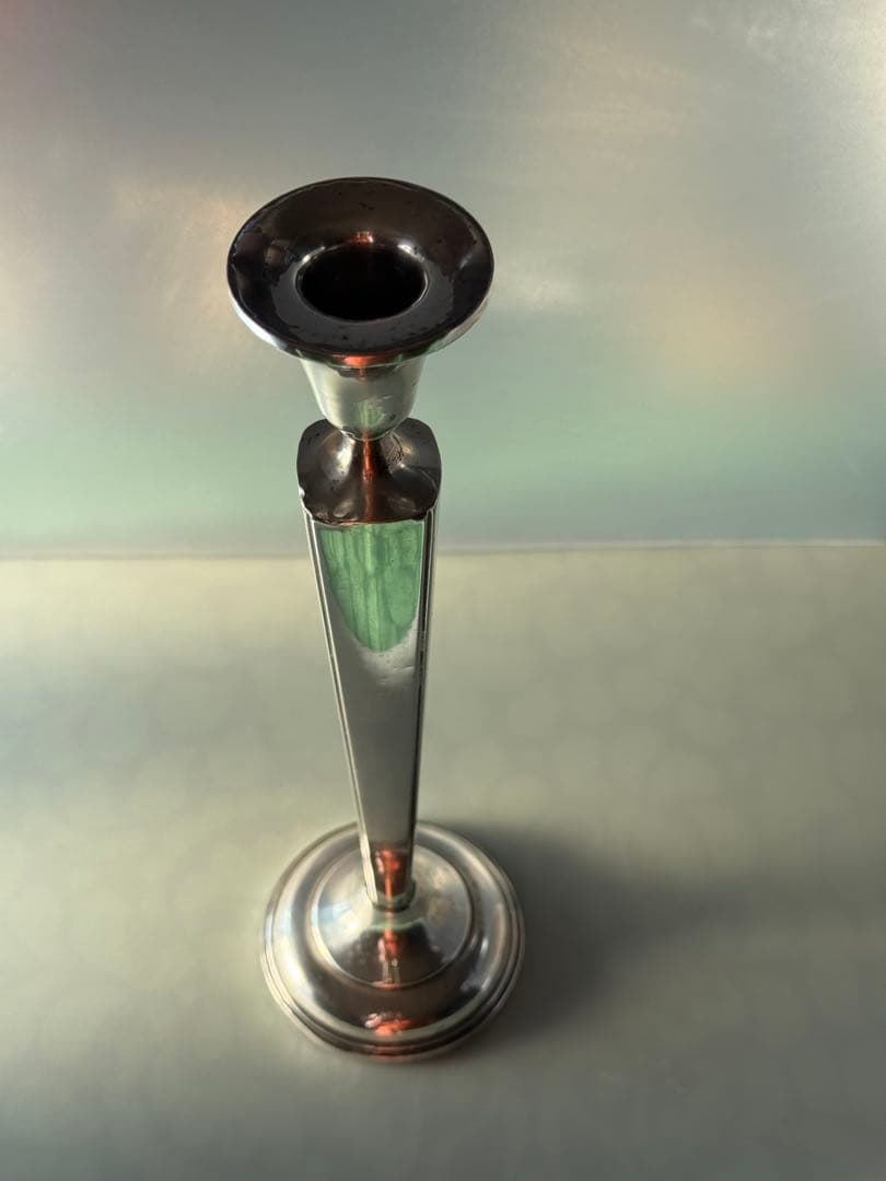 スターリング　キャンドルスタンド　燭台　セメントレインフォースド