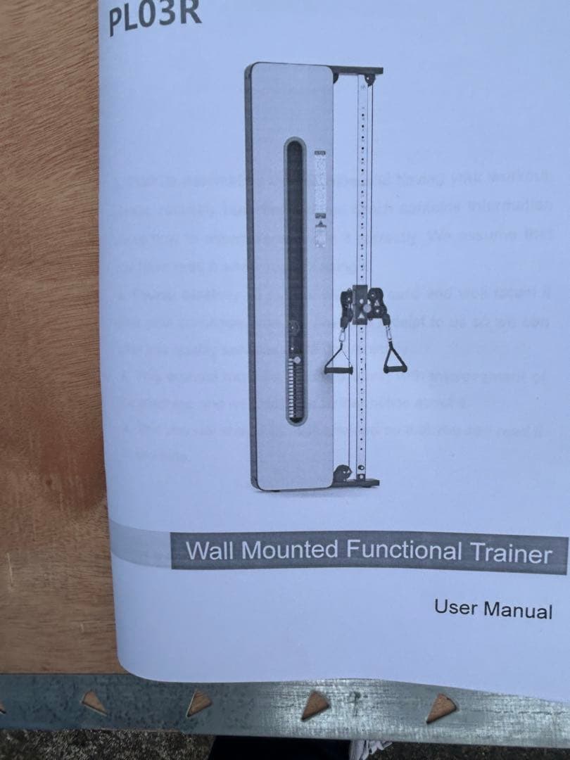 新品激安　ケーブルマシン 壁掛け式 シルバー