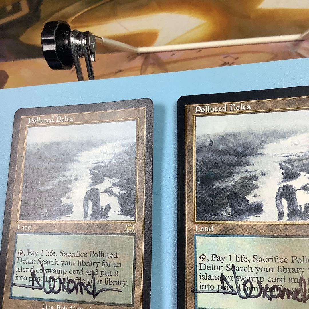 汚染された三角州/Polluted Delta ONS英語4枚セット　サインド