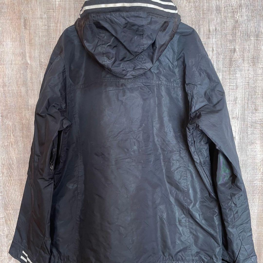 BURTON バートン スノーボードウエア 黒 ブラック L ワッペン