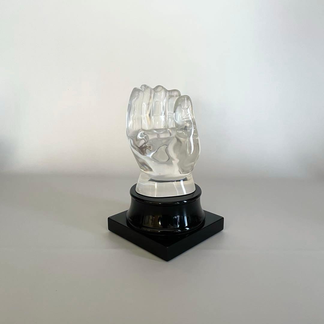 ヴィンテージ ルーサイト スカルプチャー アクリル オブジェ