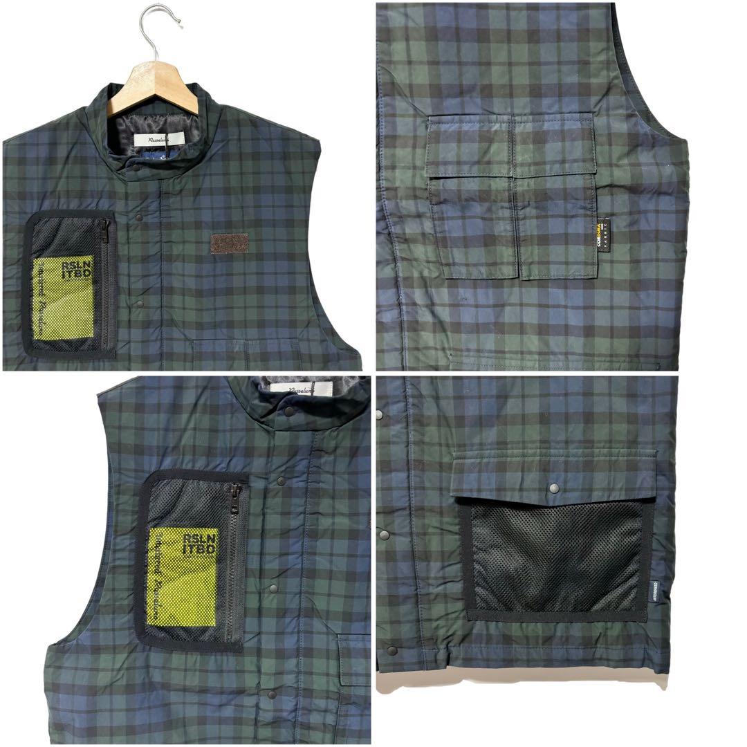 インターブリード ラッセルノ ゴルフ コーデュラ 中綿セットアップ ネイビー 4