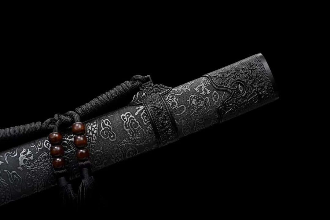 【屍竜冷炎】古兵器 武具 刀装具 日本刀　模造刀 居合刀 武士道 鑑賞用 美術刀
