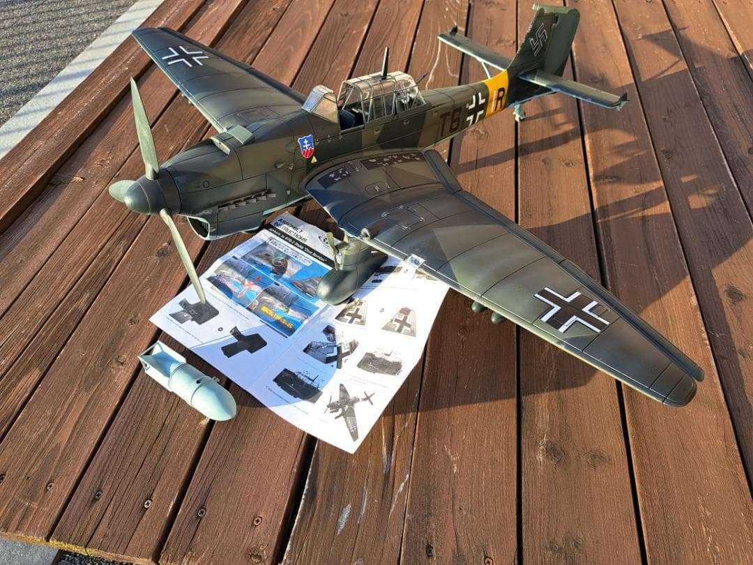 限定値下　1/18 ドイツ空軍　スツーカ Ju 87 完成品　中古