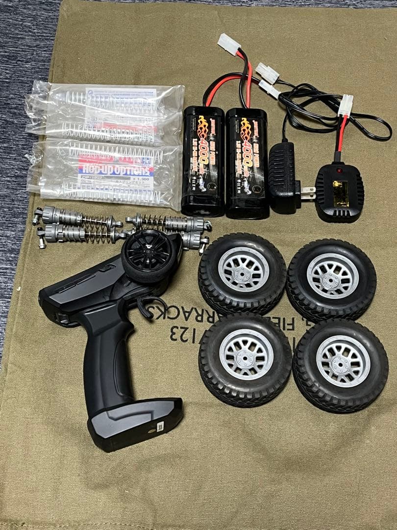 オプション多数 タミヤ CC-02 ランドクルーザー40 フルセット