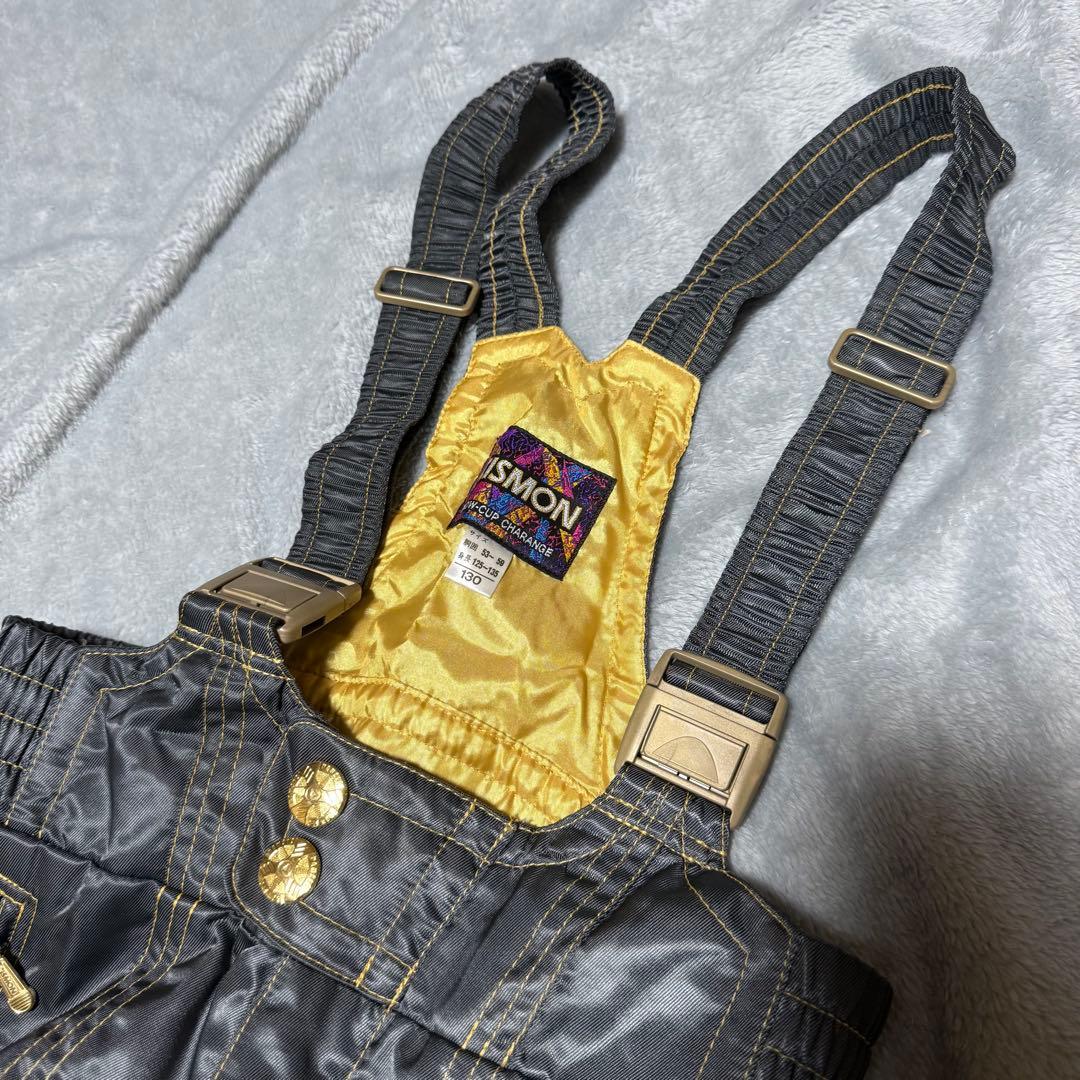 CISMON スキーウェア 上下セット 130 未使用タグ付き グレー パープル