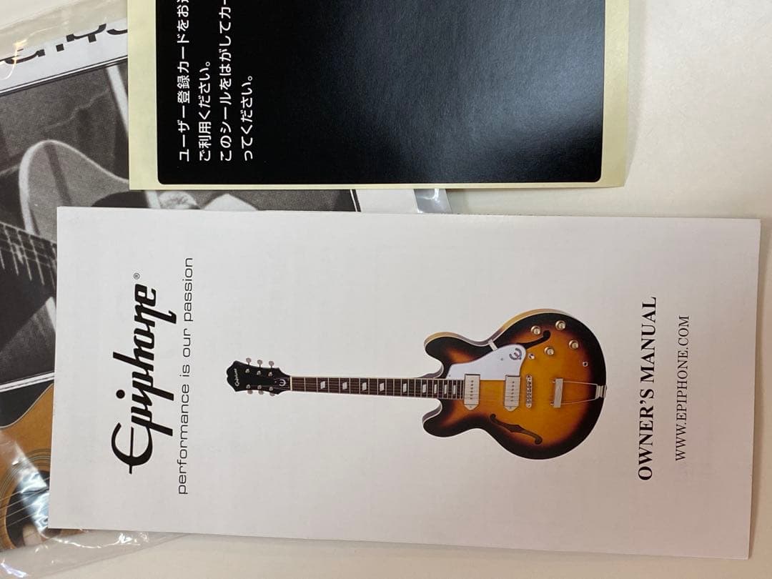 Epiphone Casino エレキギター　レフティー　2015